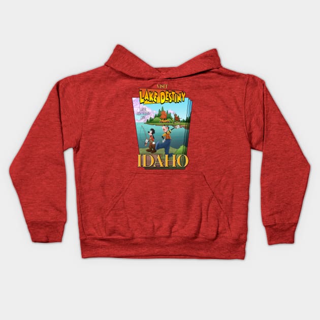 Goof Family Vacation Kids Hoodie by GRNASKD